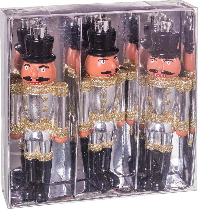 Vánoční ozdoby v sadě 3 ks Soldier – Casa Selección