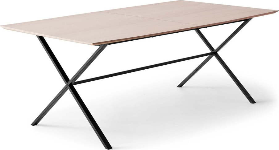 Rozkládací jídelní stůl s deskou v dubovém dekoru a přídavnou deskou 90x165 cm Meza – Hammel Furniture