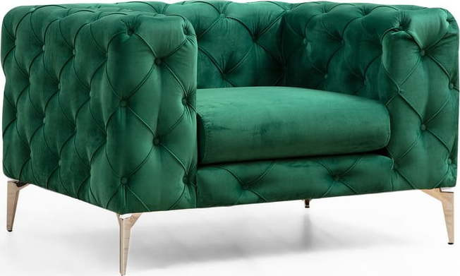 Zelené křeslo Como – Artie