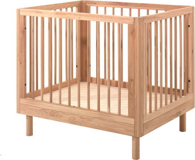 Dětská ohrádka z dubového dřeva v přírodní barvě 95x75 cm Forrest – Vipack