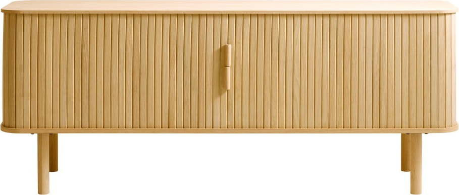 TV stolek v dekoru dubu v přírodní barvě 160x56 cm Cavo – Unique Furniture