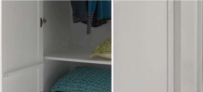 Bílá přídavná police Amori – Vipack