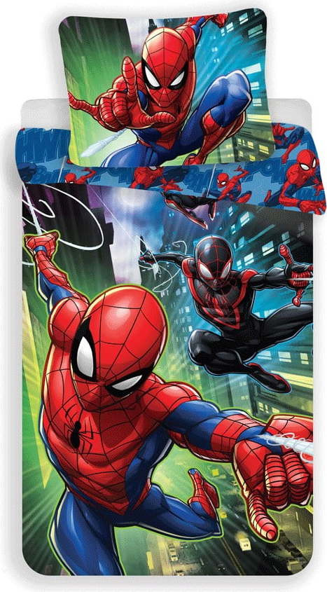 Bavlněné dětské povlečení na jednolůžko 140x200 cm Spider-man – Jerry Fabrics