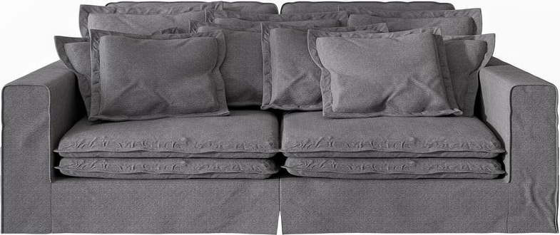 Šedá pohovka 236 cm Nora – Ropez