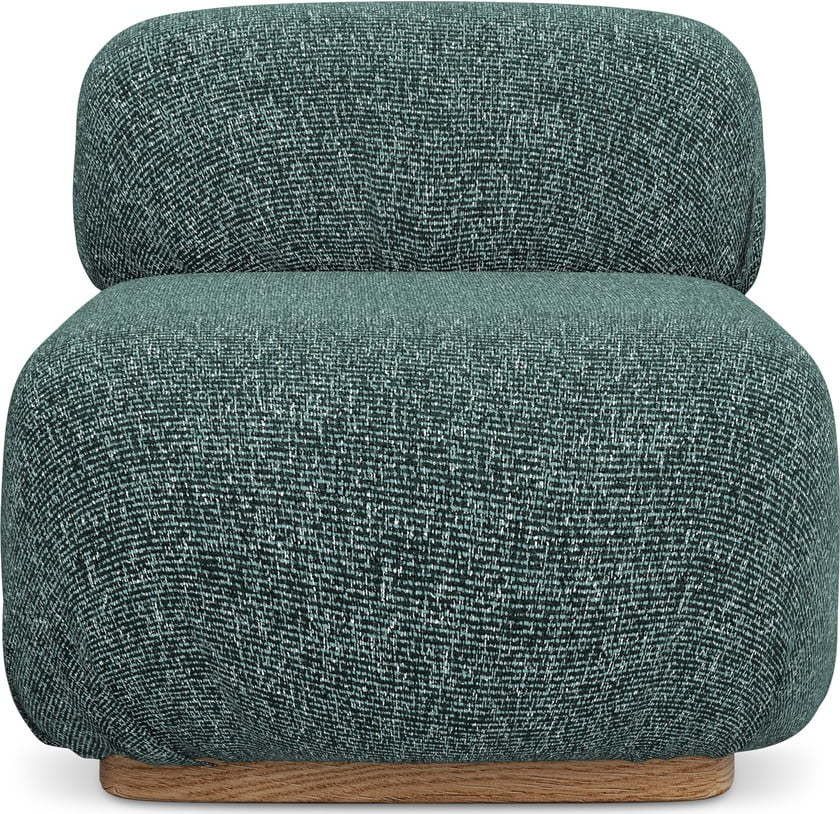 Tyrkysový modul pohovky (středový díl) Ailani – Makamii