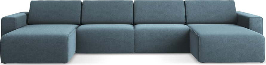 Modrá rohová pohovka Kalea – Makamii