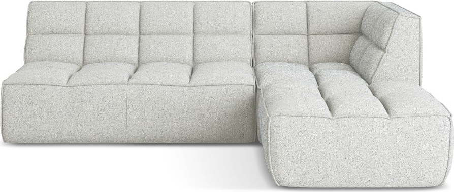 Krémová modulární rohová pohovka (variabilní roh) Kalai – Makamii