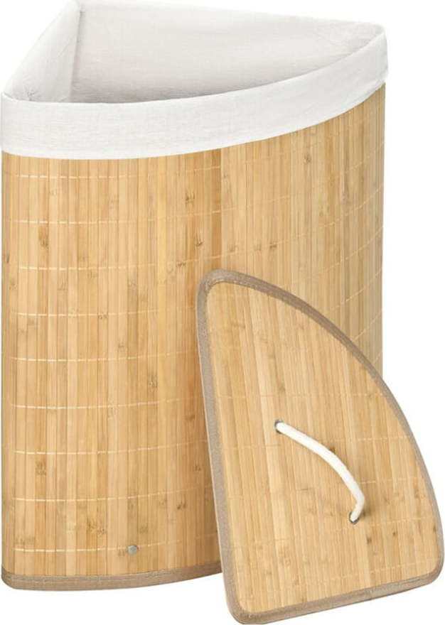 Bambusový koš na prádlo v přírodní barvě 40 l Bamboo – Compactor