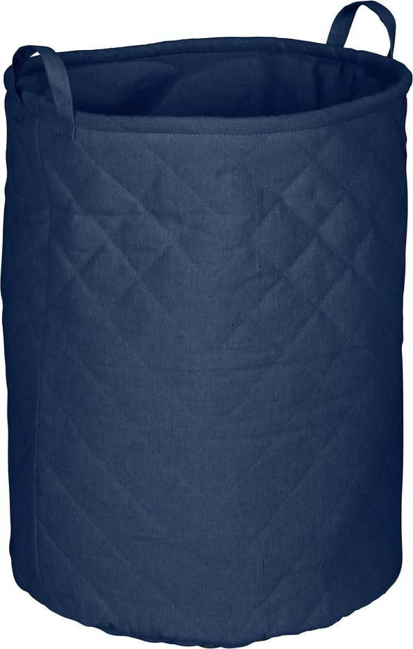Tmavě modrý látkový koš na prádlo 67 l Tom Tailor – Wenko