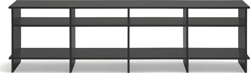 Černý TV stolek 180x50x40 cm Inari – Teulat