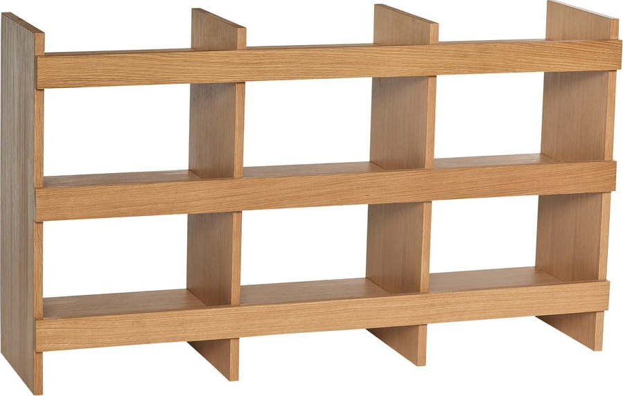Knihovna v dekoru dubu v přírodní barvě 120x70x32 cm Momentum – Hübsch