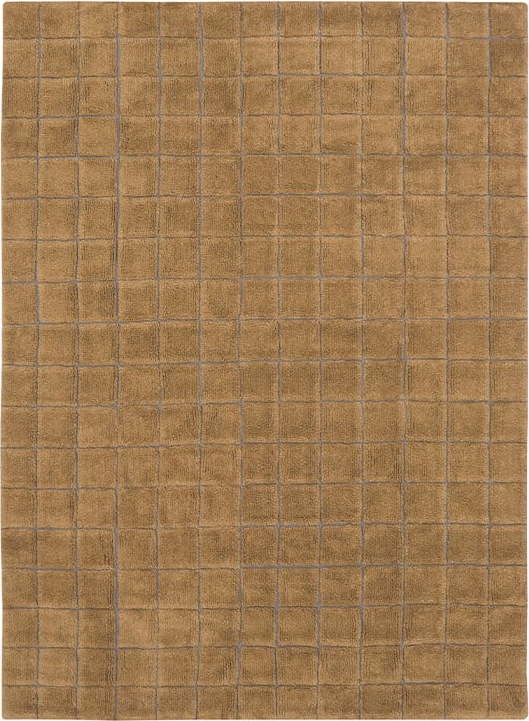 Okrově žlutý ručně tkaný vlněný koberec 170x240 cm Mosaic Ochre – Lorena Canals