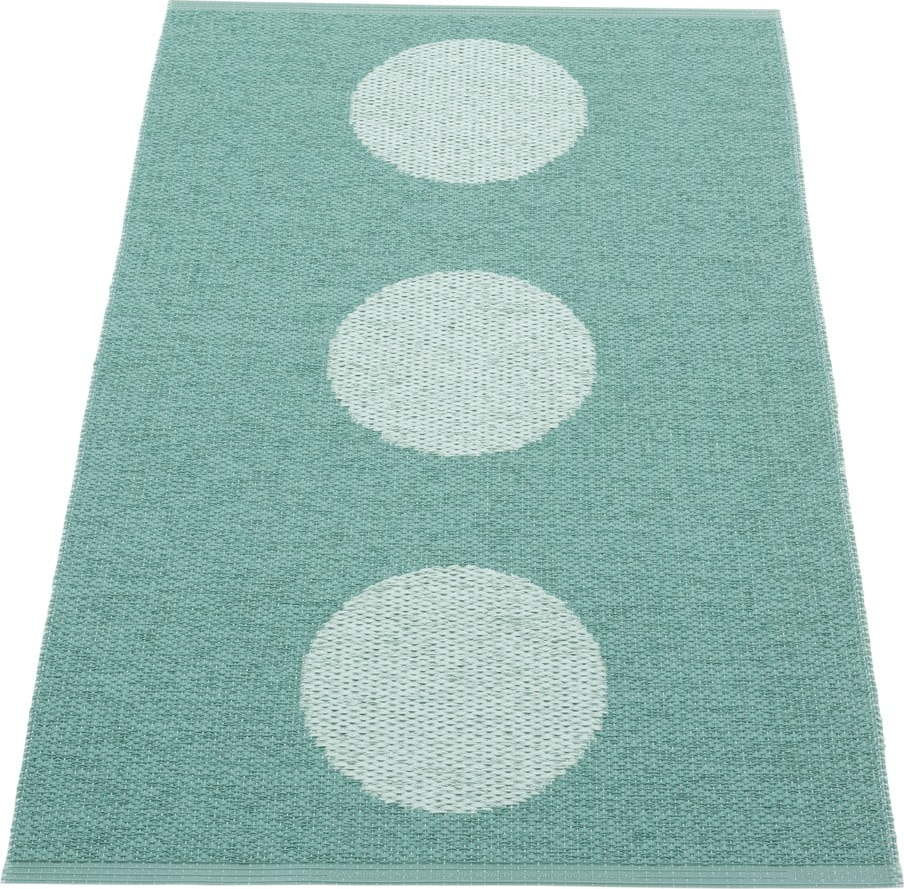 Tyrkysový vnitřní a venkovní koberec 70x120 cm Vera Pop Jade – Pappelina