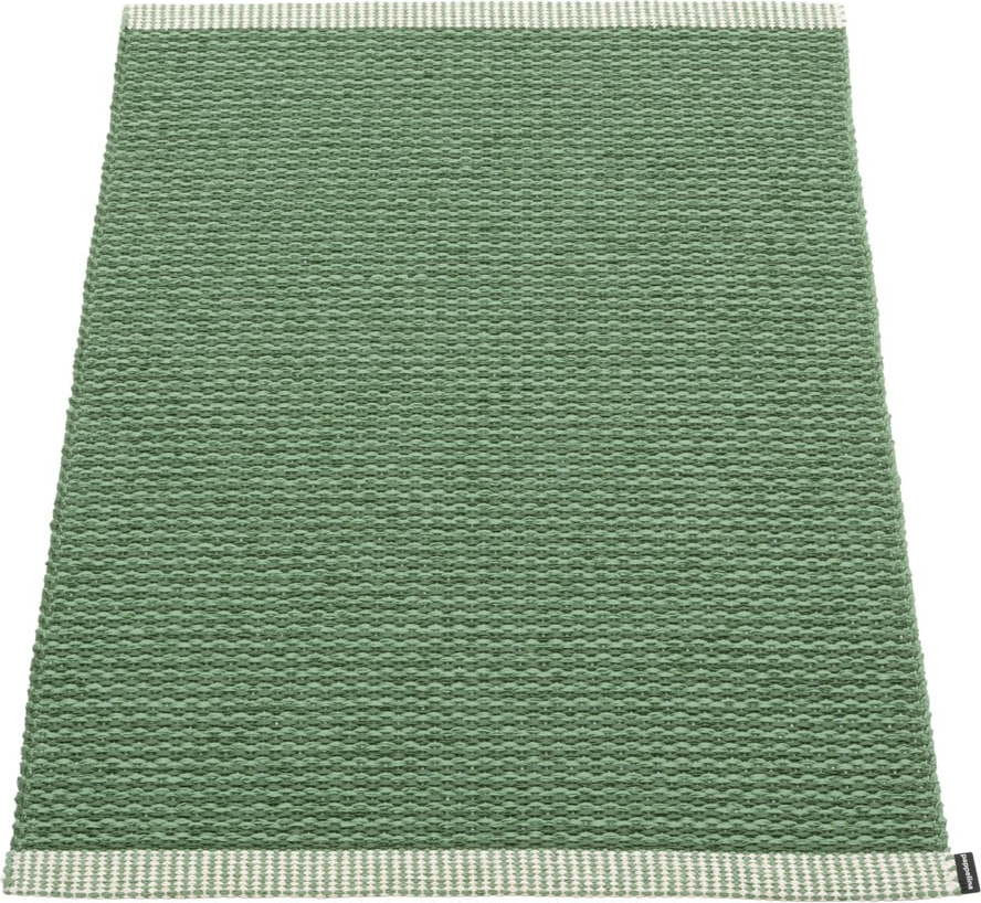 Zelený vnitřní a venkovní koberec 60x85 cm Mono Leaf Oregano – Pappelina