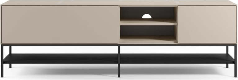 Krémový TV stolek 180x55x35 cm Amira – Marckeric