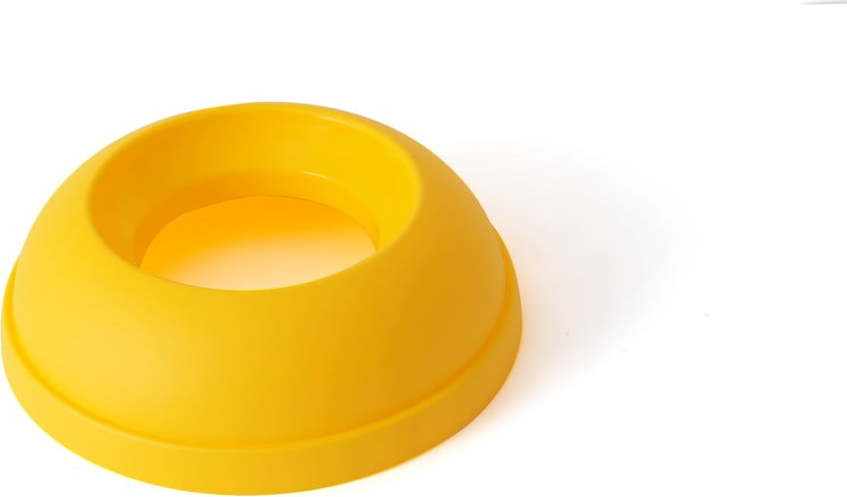 Žluté plastové víko na odpadkový koš na tříděný odpad – Addis