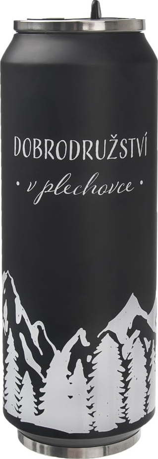 Černá termoska 700 ml – Orion