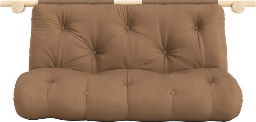 Hnědá rozkládací pohovka 135 cm Hooked – Karup Design