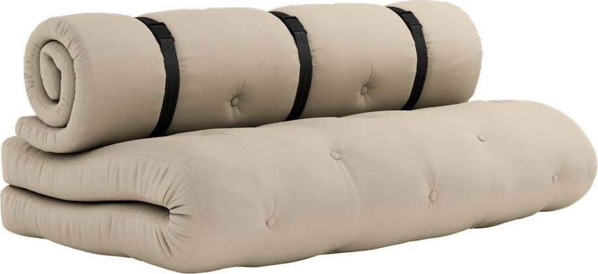 Béžová rozkládací pohovka vhodná do exteriéru Karup Design Design OUT™ Buckle Up Beige