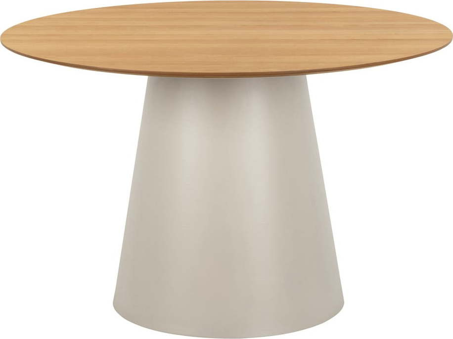 Kulatý jídelní stůl s deskou v dubovém dekoru ø 120 cm Soli – Actona