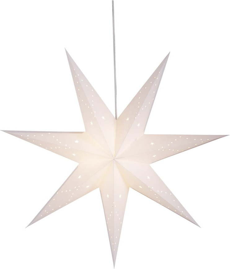 Bílá závěsná vánoční světelná dekorace Saturnus – Markslöjd