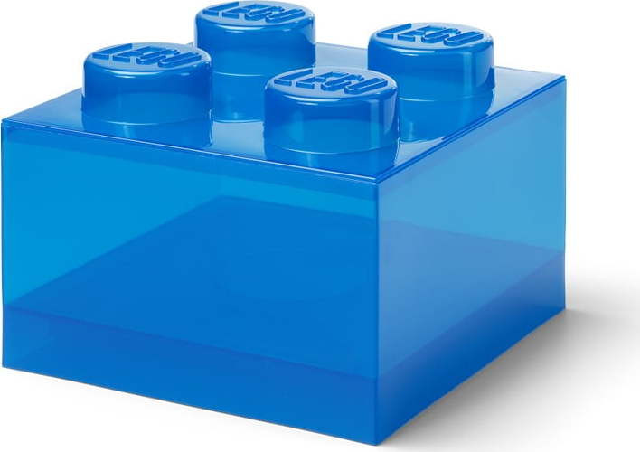 Modrý plastový dětský úložný box 25x25x18 cm – LEGO®