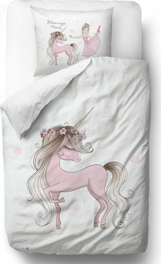 Bavlněné dětské povlečení Butter Kings Believe in Dreams, 140 x 200 cm