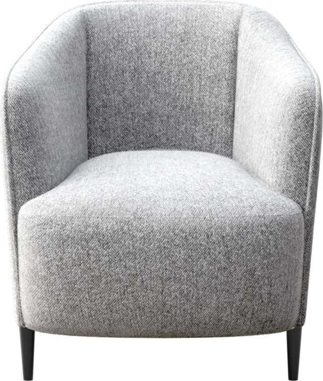 Světle šedé křeslo Galbe – Ghado