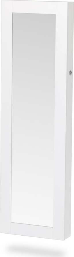 Bílá závěsná šperkovnice se zrcadlem Bonami Essentials Bien