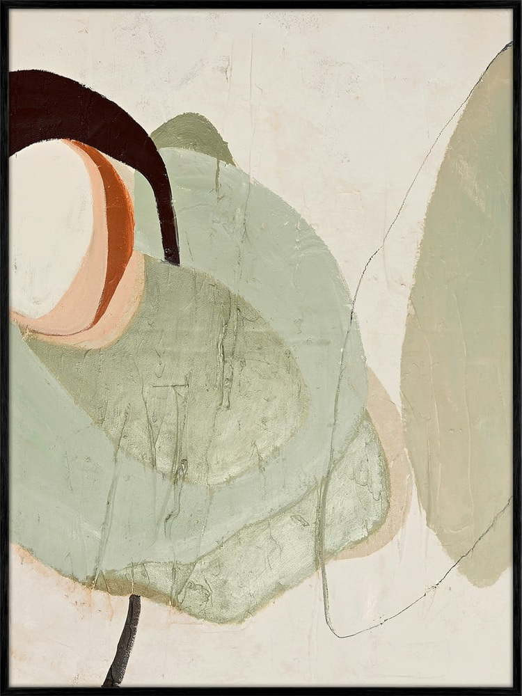 Ručně malovaný obraz 90x120 cm Moon Rock – Malerifabrikken