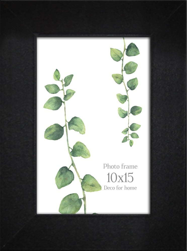 Černý nástěnný rámeček Styler Narvik, 14,5 x 19,5 cm