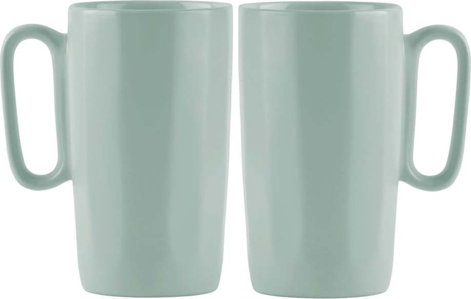 Hrnky z kameniny v mentolové barvě v sadě 2 ks 330 ml Fuori – Vialli Design
