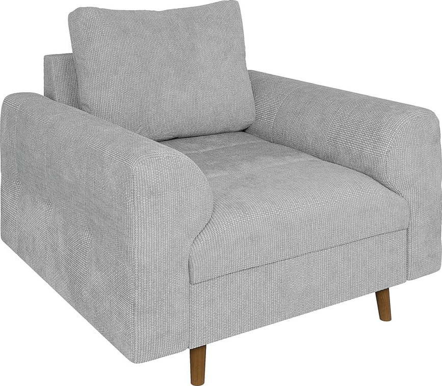 Světle šedé křeslo Ariella – Ropez