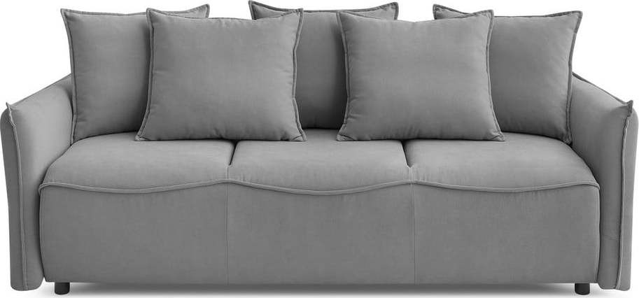 Světle šedá rozkládací pohovka 226 cm Leon – Bobochic Paris