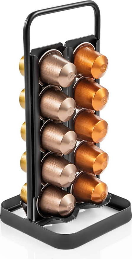 Černý stojan na kapsle Online – Tescoma