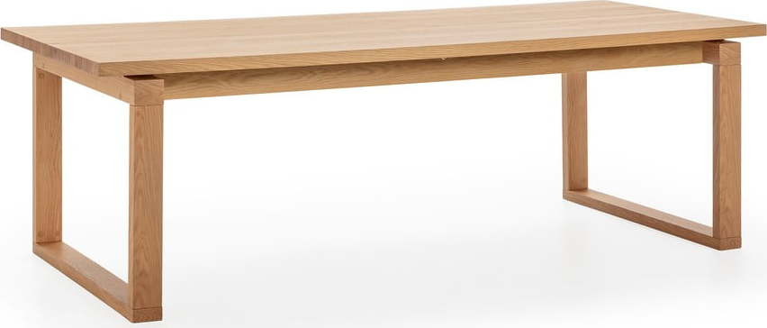 Jídelní stůl s deskou v dubovém dekoru 100x220 cm Rina – Marckeric