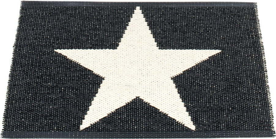 Černo-bílý vnitřní a venkovní koberec 70x50 cm Viggo Black – Pappelina