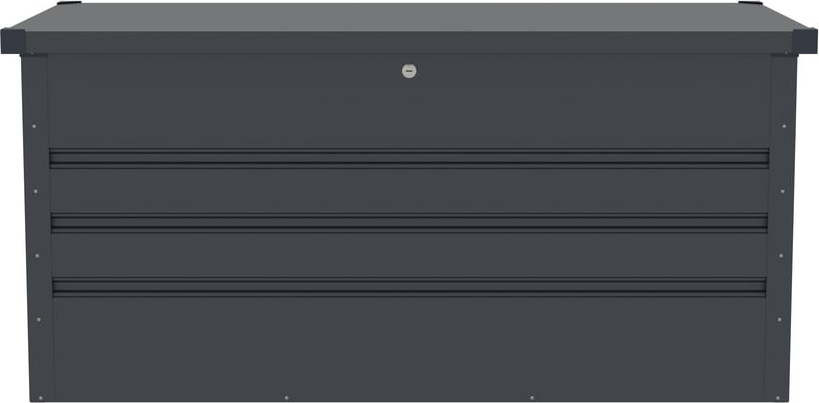 Antracitový zahradní úložný box Max A – Rojaplast