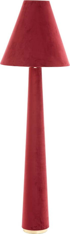 Červená stojací lampa s textilním stínidlem (výška 168 cm) Devia – Light & Living