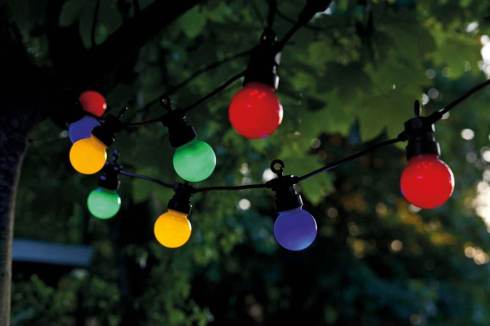 Prodloužení světelného řetězu počet žárovek 10 ks délka 300 cm Lucas Multi – Sirius