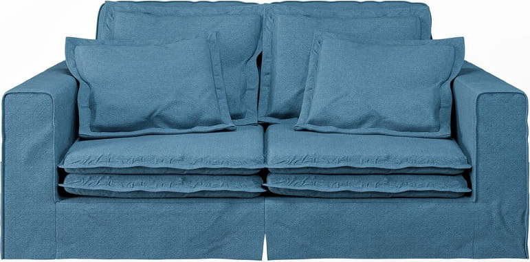 Modrá pohovka 196 cm Nora – Ropez