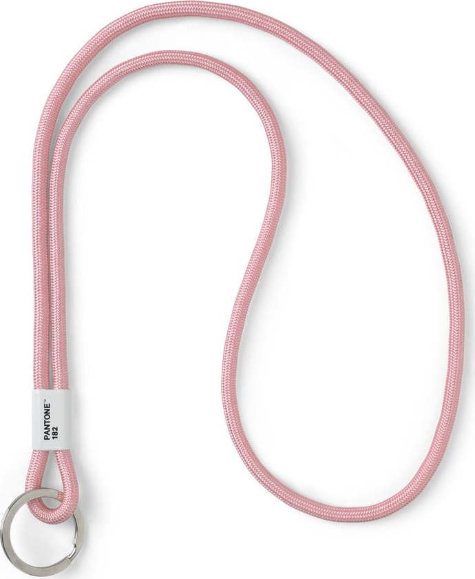 Světle růžová šňůrka na krk Light Pink 182 – Pantone