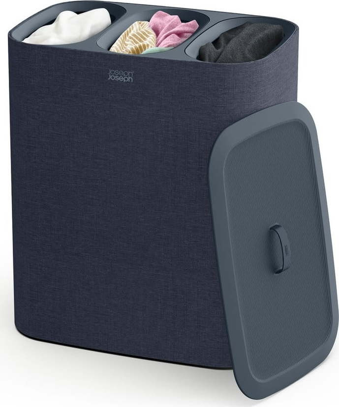 Antracitový látkový koš na prádlo Tota Trio – Joseph Joseph