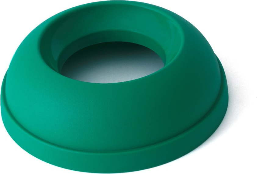 Zelené plastové víko na odpadkový koš na tříděný odpad – Addis