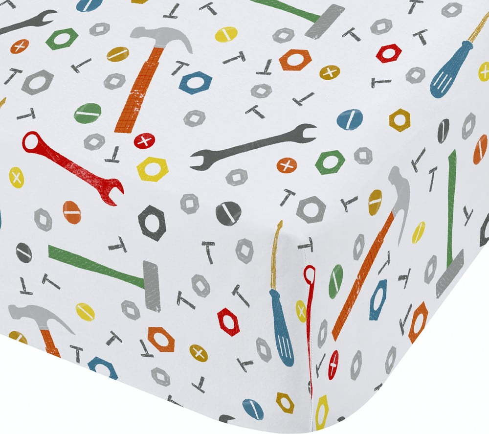 Napínací dětské prostěradlo na jednolůžko 90x190 cm Digger Dreams – Catherine Lansfield