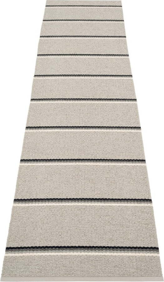 Šedo-béžový vnitřní a venkovní běhoun 70x300 cm Olle Grey Linen – Pappelina