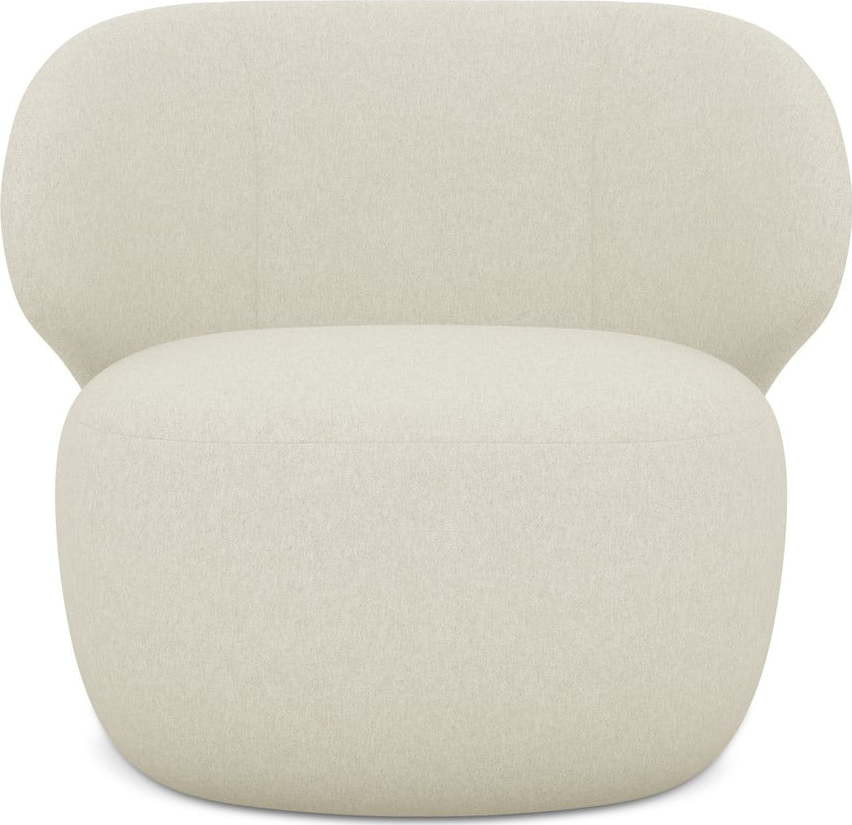 Krémové křeslo Kama – Makamii