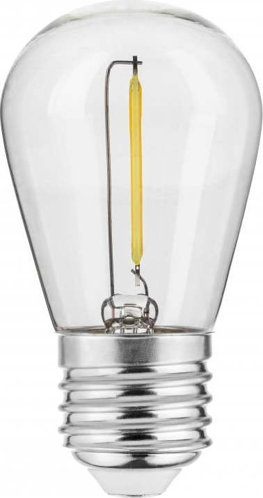 Teplá bílá filamentová žárovka E27, 0,5 W – GTV