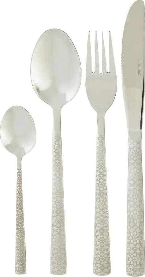 Bílý nerezový příbor 24 ks Avie – Premier Housewares