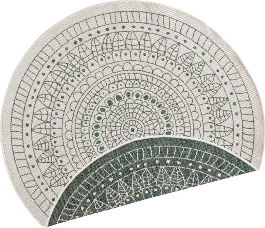 Zelený venkovní koberec NORTHRUGS Porto, ø 200 cm